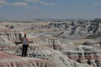 Mirante no Badlands National Park, em South Dakota, nos Estados Unidos